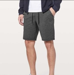 Lululemon City Sweat Short *9.5"Heathered Black